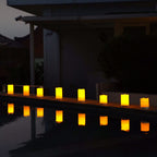 Homemory Solar Candles Outdoor Waterproof, Dusk to Dawn Sensor, 3"x4"5" 6"