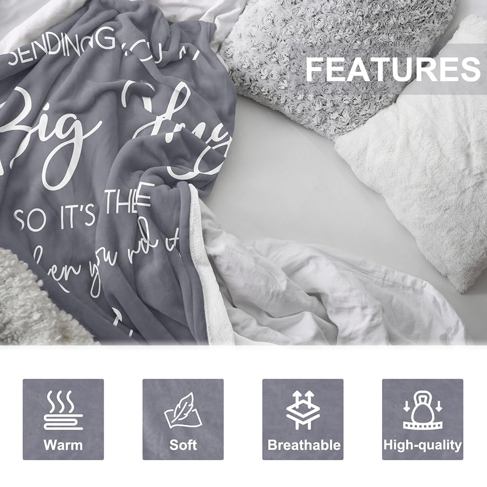 Pubrave Get Well Gifts for Women/Men, Birthday Gifts Hug Blanket 60x50in
