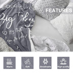 Pubrave Get Well Gifts for Women/Men, Birthday Gifts Hug Blanket 60x50in