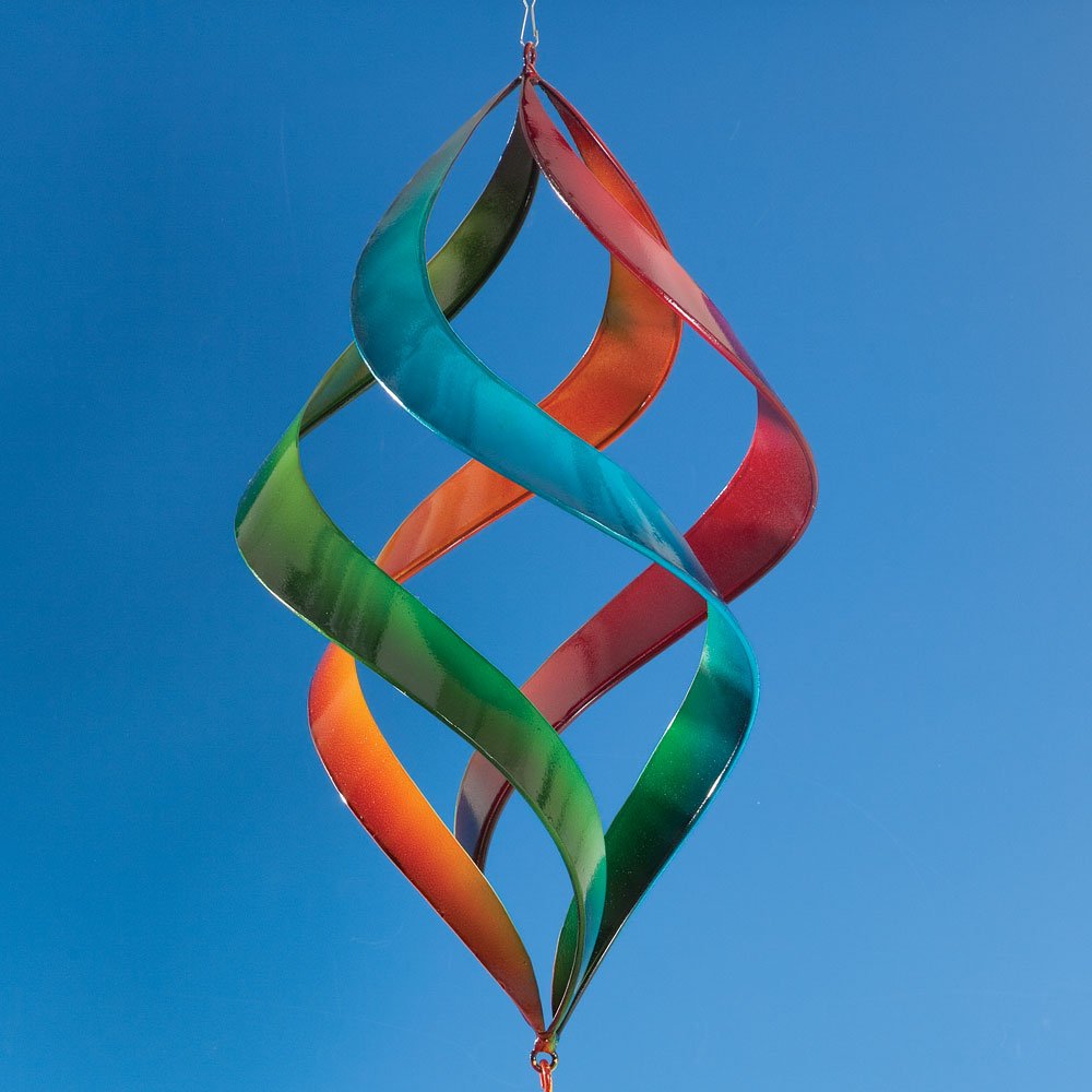 Bits and Pieces Enameled Rainbow Wind Spinner - Sun Catcher