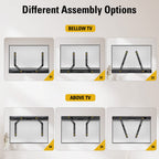 Mounting Dream Soundbar Mount Bracket Fits Most of Soundbars up to 15 Lbs