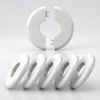 Pool Escutcheon Plates/Pool Ladder Cover Plate/Pool Trim Rings Fits for 1.9" Inner Within Diameter Tubing Pool Handrail&Pool Handrail Covers for Inground Pools/Other Water Pipes etc (6)