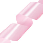 YASEO 2 Inch Pink Solid Satin Ribbon, 50 Yards Craft Fabric Ribbon for Gift Wrapping Floral Bouquets Wedding Party Decoration