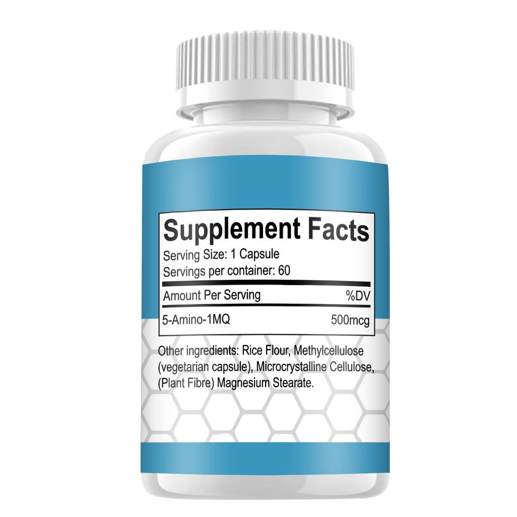 5 Amino 1mq Supplement Capsules 500MCG 60ct (3RD Party Tested)