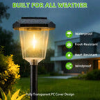 16Pack Solar Pathway Lights Outdoor, Warm White LED Waterproof Solar Lights
