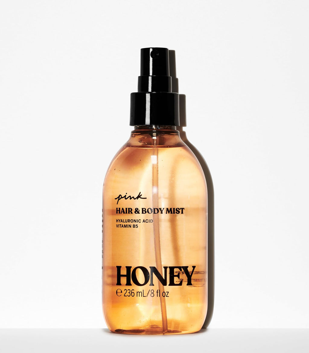 Victoria's Secret PINK Honey Hair & Body Mist, Perfume Spray for Women (8 oz)