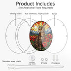 zhuoyaju Acrylic Jigsaw Puzzle Suncatcher, Stained Glass Suncatcher Puzzle