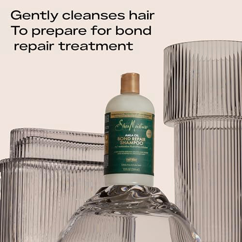 SheaMoisture Bond Repair Shampoo Amla Oil to Strengthen Hair with Restorative HydroPlex Infusion 13 FO