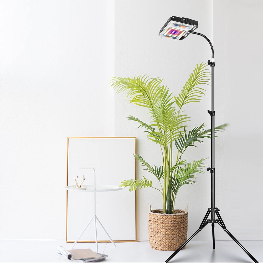 LBW Grow Light with Stand, Full Spectrum Floor Grow Light for Indoor Plants