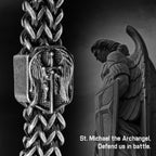 Hero Company Saint Michael 'Defend Us' Stainless Steel Bracelet for Men