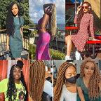 Leeven Purple Soft Locs 24 Inch 6 Packs Distressed Faux Locs Crochet Hair Pre Looped Natural Butterfly Locs Long Boho Goddess Locs Synthetic Braiding Hair for Women