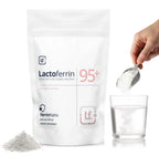 Lactoferrin Powder 250g – 95%+ Pure Bovine from Grass-Fed Australian Cows Helps in Immune & Gut Support, Iron Absorption, Skin & Bone Health, Neutral Taste (Recommended 250mg Per Serving) (250, Grams)