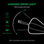 VIVOSUN 2 Pack Clamp Lamp Light with Detachable 5.5 Inch Aluminum Reflector