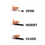 WAGO 221-412 Compact Lever-Nuts® Splicing Connectors, 2-Conductor, 24-12 AWG, Jar 550pcs