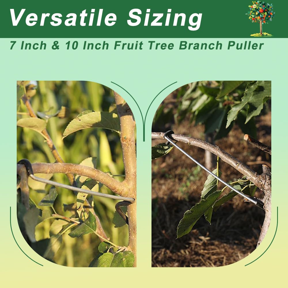 IXIGER 20 PCS Tree Limb Spreader Set – Fruit Tree Branch Puller, Heavy-Duty Limb Spreaders for Fruit Trees with Branch Support Function (7 Inch & 10 Inch)