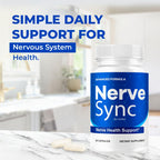 (2 Pack) Nerve Sync Capsules - Official NerveSync Advanced Nerve Health Supplement Pills - Maximum Strenght, Natural Nerve Sync for Wellness & Health Support Pills Reviews, 120 Capsules for 2 Months