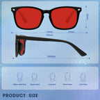 CHEERS DEVICES Red Light Glasses Red Lens Blue Blockers Glasses for Men, Gaming Blue Light Blocking Glasses for Gaming