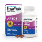 PreserVision AREDS Eye Vitamins, Multivitamin with Copper, Vitamin A, C & E, Zinc Supplements, 90 Softgels
