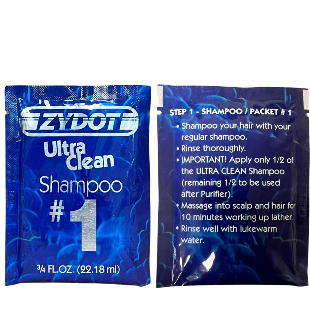 Zydot Ultra Clean Shampoo Kit for Detoxing and Cleansing Hair Folicle. Detox Cleanse with Toxin Removal