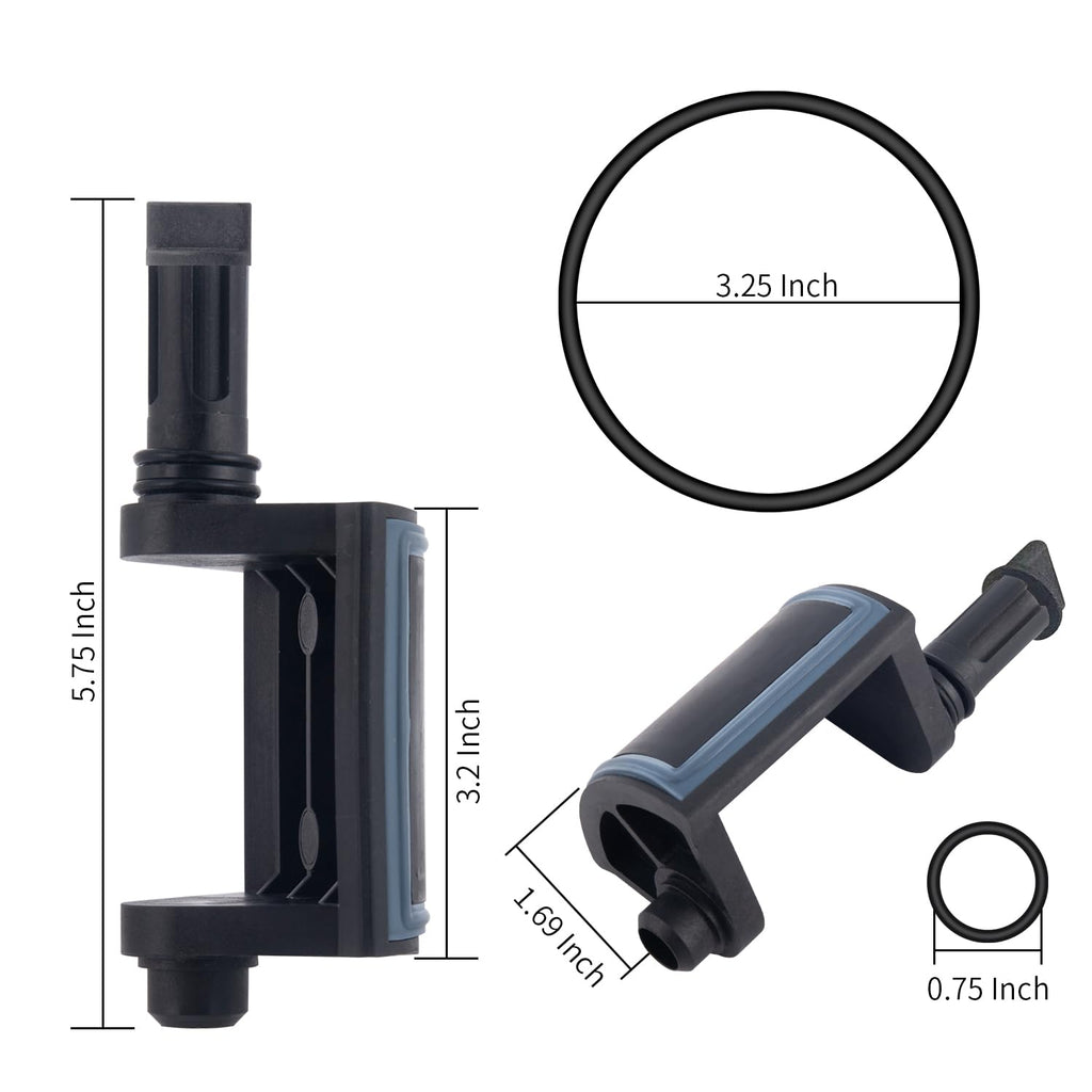 ATIE Pool Diverter Valve Assembly Compatible with Pentair Diverter Valve 270056 for 2 & 3-Way 2" Valves 263026, 263027, 263028, 263029 ONLY (Not Compatible with 263037/263038 Valve) (2 Pack)