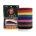 Bear Grylls Mosquito Repellent Bracelets | DEET-Free | 10 Pack