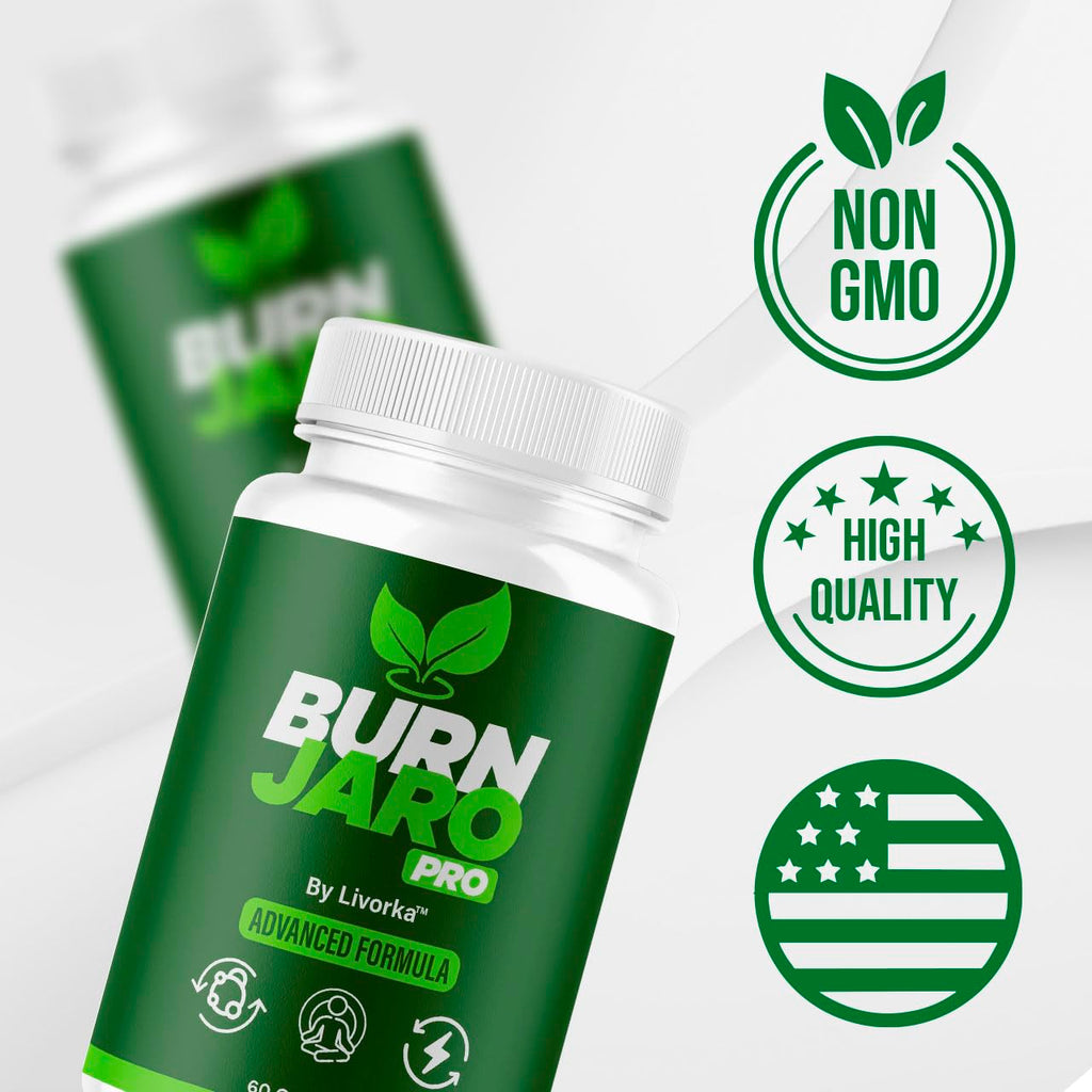 Burn Jaro Pro - BurnJaro Pink Salt Capsules Pro, BurnJaro Pro Pills, Official Advanced Formula Burn Jaro Pro Supplement Pills Natural Ingredients Reviews, 60 Capsules for 1 Month