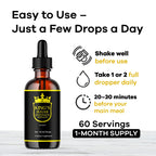 (2 Pack) Kings Sugar Defender - Official KingSugar Defender Drops Advanced Formula Support Maximum Strength, Natural Supplement Liquid Drop for Overall Health & Wellness, 2 Bottles for 2 Months