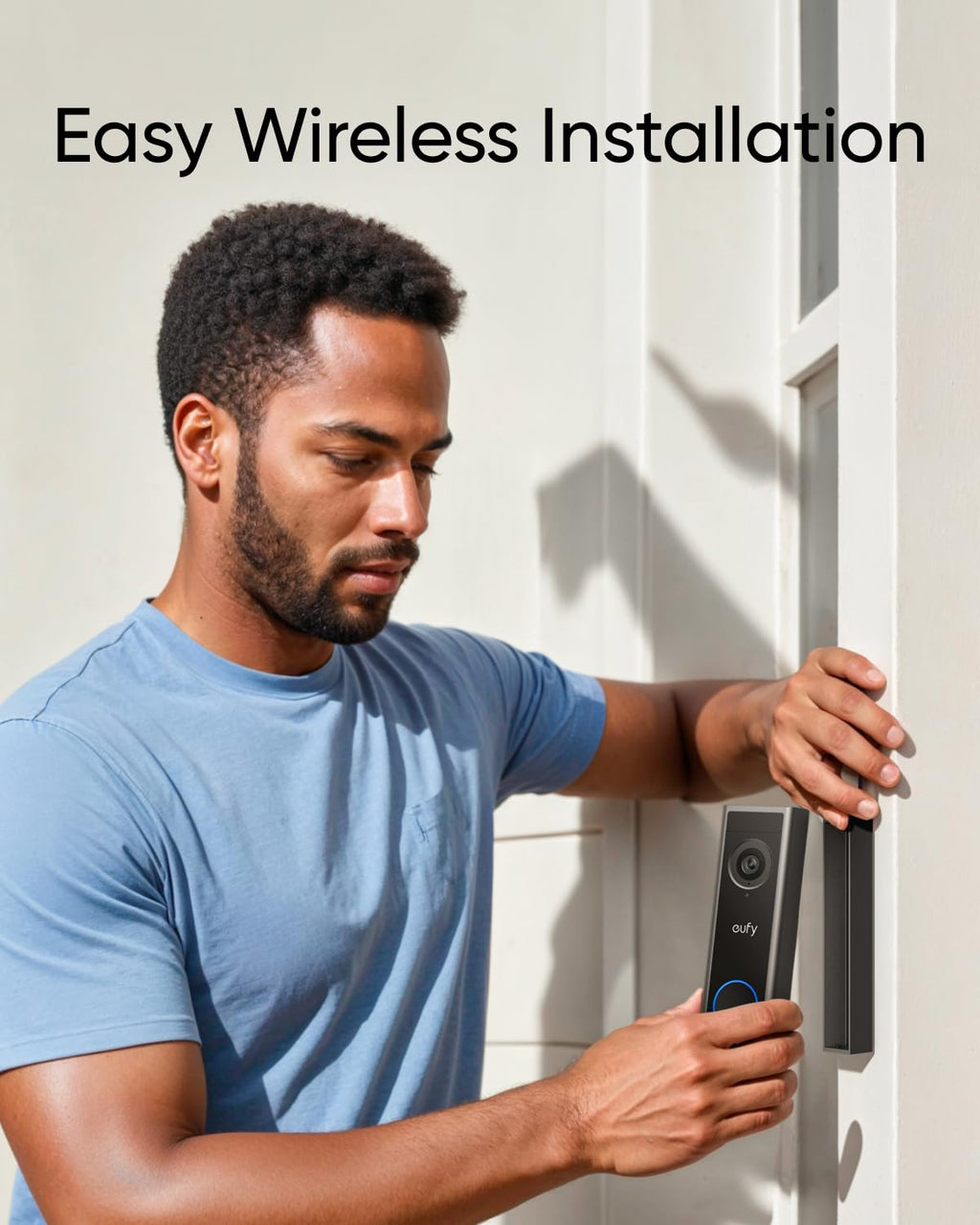 eufy Security Video Doorbell Camera C30, Battery Powered,2K FHD,165° Ultra-Wide View,Easy Installation, Live Video Call, AI Human Detection for People and Packages,HomeBase 3 Compatible,No Monthly Fee
