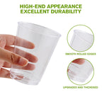 JollyPack 300 Pack 10 OZ Disposable Clear Plastic Cups
