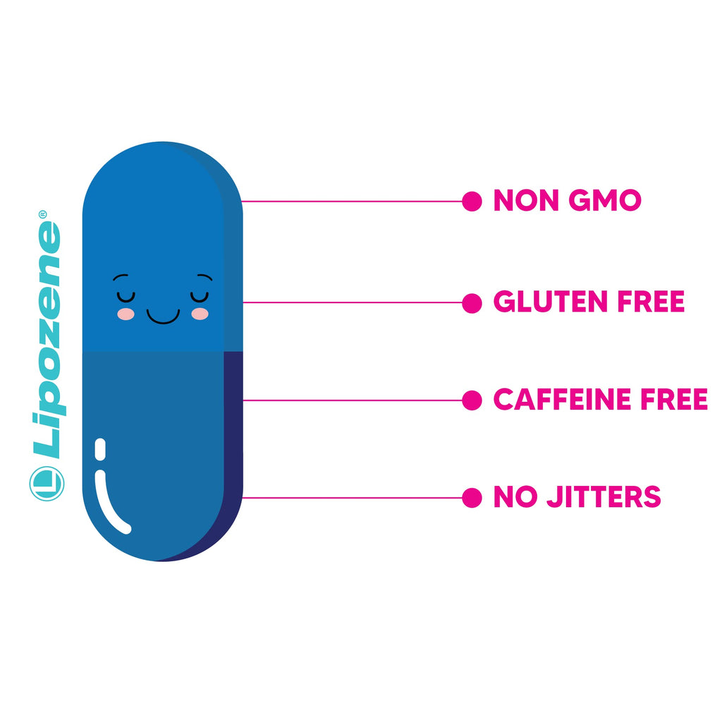 Lipozene Diet Pills - Weight Loss Supplement - 4 Bottles of 30 Capsules Each, a Total of 120 Capsules!