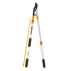 STEELHEAD Heavy-Duty 27-40" Adjustable Gear-Bypass Limb & Branch Lopper, Telescoping Extendable Handles, Ratcheting, Cuts Up to 1-3/4”, Secateurs, Shock-Absorbing, Effort-Saving, USA-Based Support