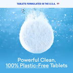 BLUELAND 100% Plastic-Free Laundry Detergent Tablets, 60ct, Free & Clear