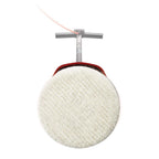 Oreck Commercial 437054 Lambs Wool Bonnet Orbiter Pad, 10-12 in. Diameter, Natural High Gloss Carpet Cleaner Pad, Use with ORB550MC Oreck Commercial Orbiter Hard Floor Cleaner Machine