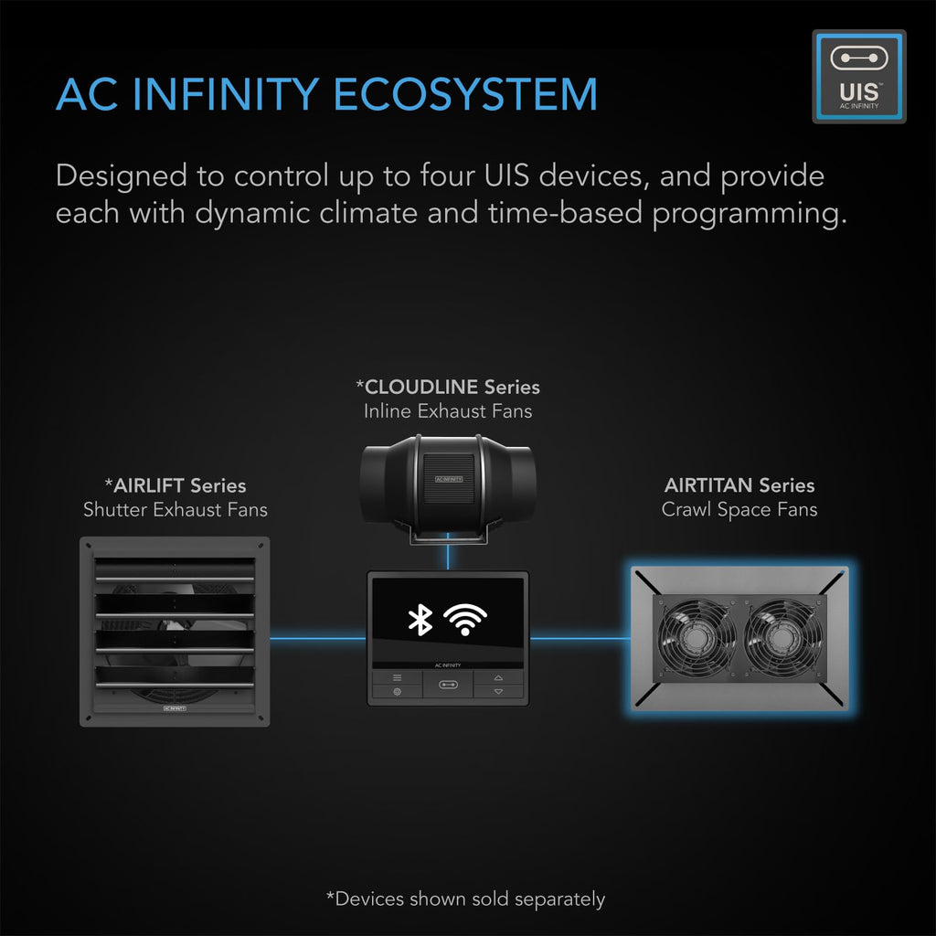 AC Infinity AIRTITAN T7, Ventilation Exhaust Fan 300mm