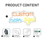 OBTAIN Custom Neon Signs, Neon Sign Customizable for Wall Decor, Personalized Neon Sign for Wedding Birthday Party Gift Party Bar Game Room Home Business Shop Name Logo Neon Sign