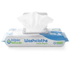 Inspire Naturals 99.9% Water Based Wet Wipes For Adults | Plastic Free Adult Wipes Extra Large Unscented | Disposable Washcloths For Adults Incontinence Body Wipes Elderly (99.9% Water 160 Ct)