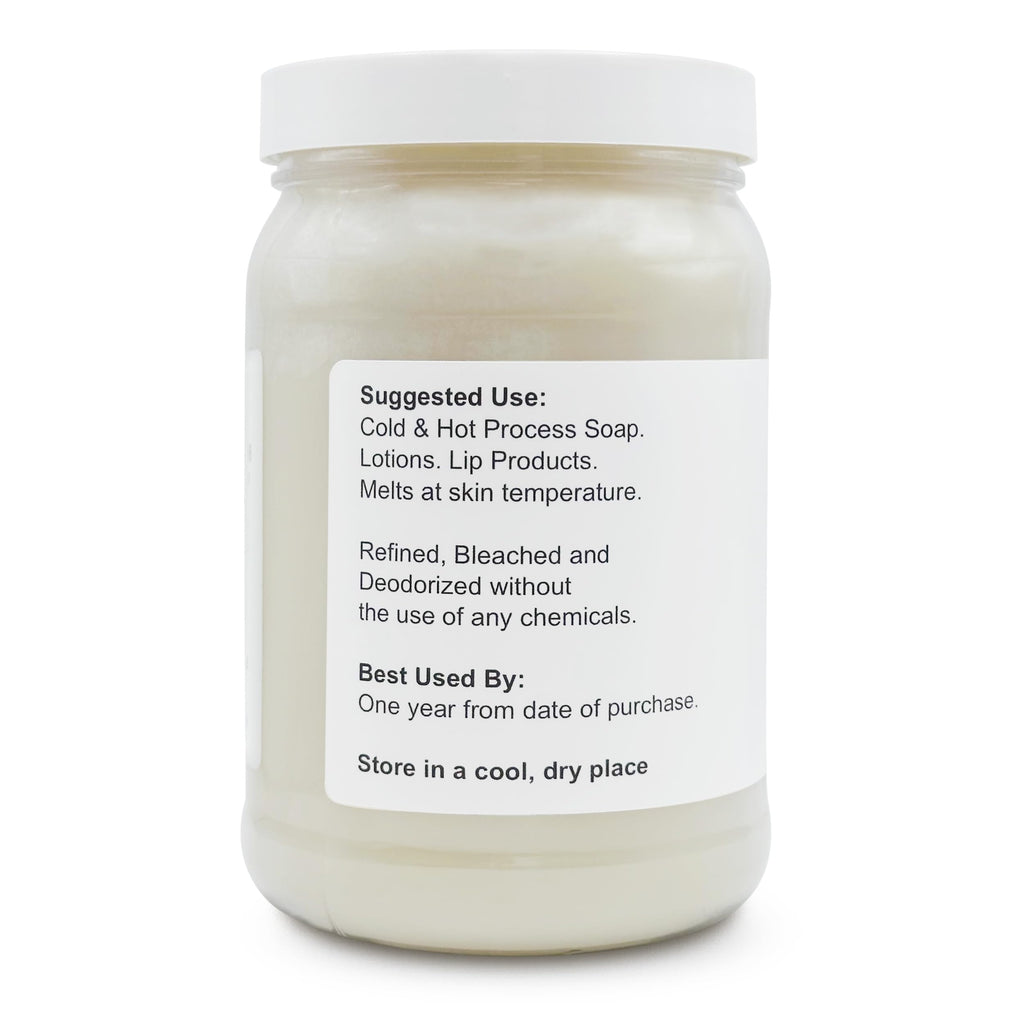 Soapeauty 100% Pure Refined African Shea Butter - Expeller Pressed, Odorless - Pure Moisturizer for Skin & Hair - Ethically Sourced from Ghana | 32 oz