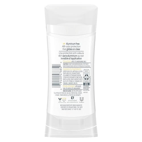 Dove Deodorant Stick Shea Butter 3 Count Non-irritating Deodorant for Underarm Care Kindest Aluminum Free Deodorant 2.6 oz