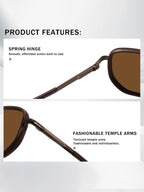 kimorn Women's Tangle Free Aviator Sunglasses, Polarized UV400 Protecion