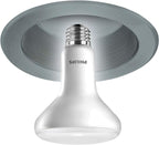 PHILIPS LED 65W BR30 6-Pack Ultra Definition Soft White (2200K) 650 Lumen (7.5W = 65W) Dimmable Flicker-Free Light Bulbs