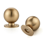Ravinte Decor Cabinet Knobs, Round Dresser Knobs, Ball Kitchen Cabinet Hardware, 0.95" Diameter (Champagne Bronze, 12 Pack)