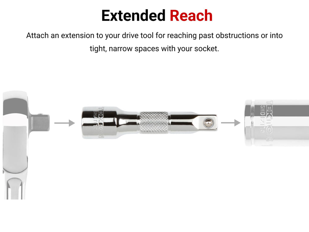 TEKTON 3/8 Inch Drive x 24 Inch Extension | SHA11124