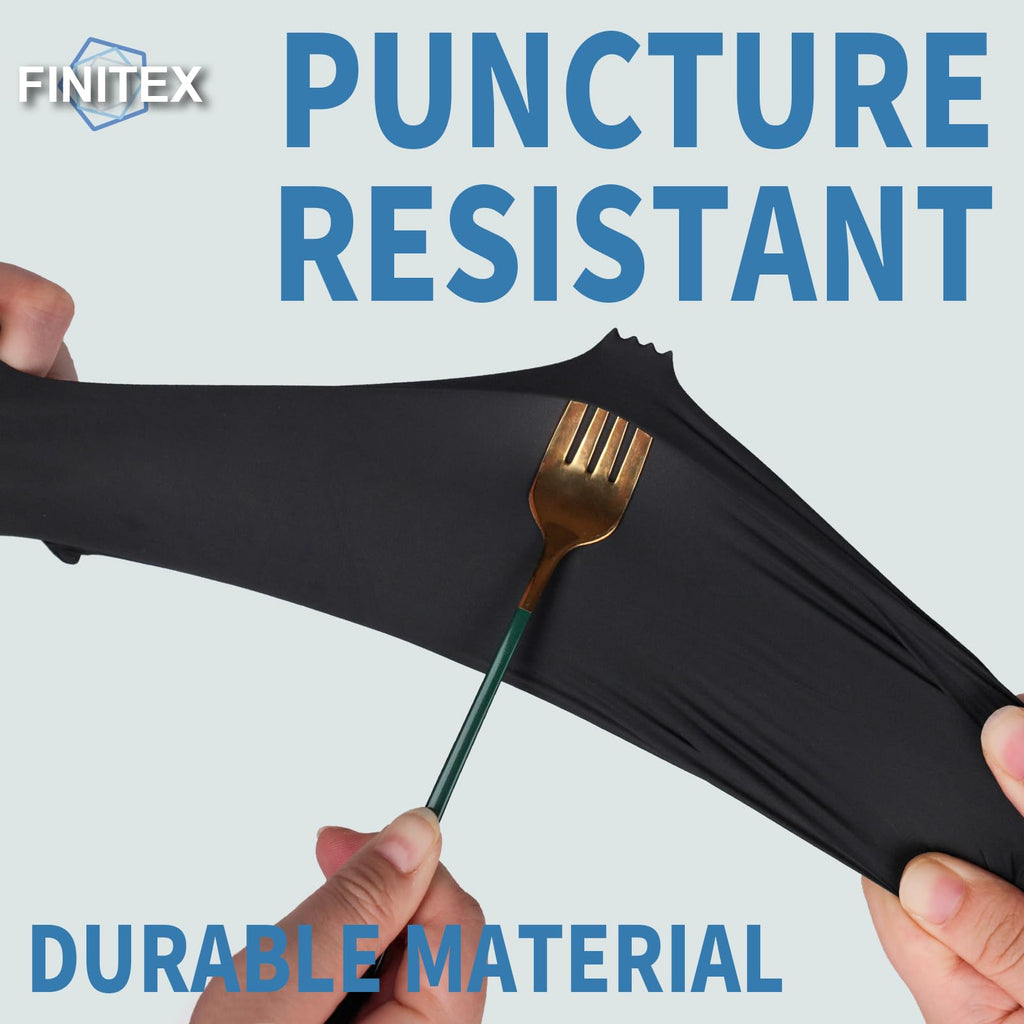FINITEX Black Nitrile Disposable Medical Exam Gloves - Case of 1000 PCS 6mil Glove Powder-Free Latex-Free Gloves (X-Large)