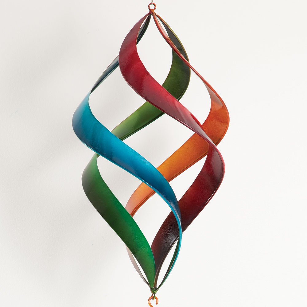 Bits and Pieces Enameled Rainbow Wind Spinner - Sun Catcher