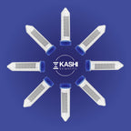 Kashi Scientific 50mL Screw-Cap Conical Centrifuge Tubes, Sterile Transparent Test Tubes with Printed Graduation and Write-on Spot [50mL, 50]
