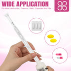 TENKAIWICK Vaginal Suppository Applicator 30Pk, Individually Wrapped, Soft Tip
