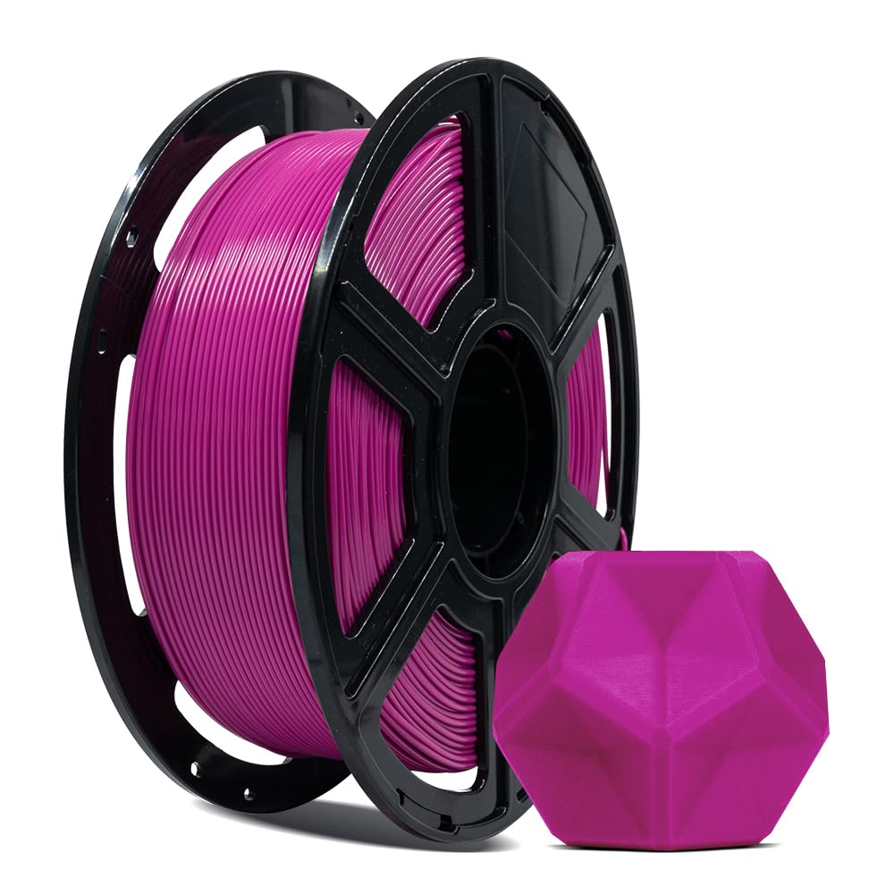 FLASHFORGE 3D Printer Filament, PLA PRO Filament 1.75mm, 1KG Spool (2.2lbs), Dimensional Accuracy +/- 0.02mm for FDM 3D Printers, Better Tenacity & No Knotting (Rose)