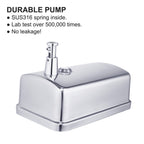 VANNSOO Commercial Soap Dispenser Wall Mount Stainless Steel, 37 fl.oz.