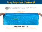Shoe Covers Disposable Recyclable -200 Pack(100 pairs) 15.7'' Hygienic Shoe & Boot Covers Waterproof Non-slip Shoe Booties for Indoors (Large Size - Up to US Men's 11 & US Women's 13)