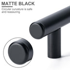Aegero 15 Pack Cabinet Pulls Brushed Brass Stainless Cabinet Handles, for Kitchen and Bathroom Cabinets, 5 Inch Length, 3 Inch Hole Center
